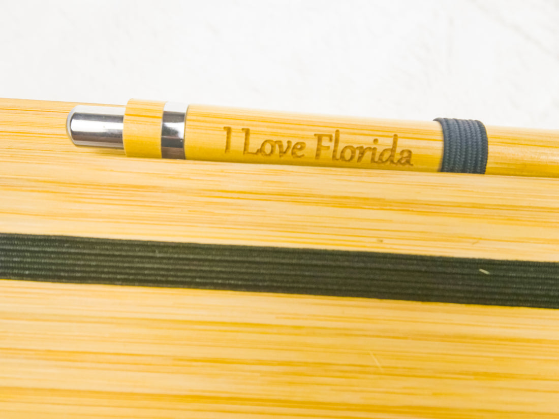 Engraved “Florida the Sunshine State” Wooden Notebook Pen set