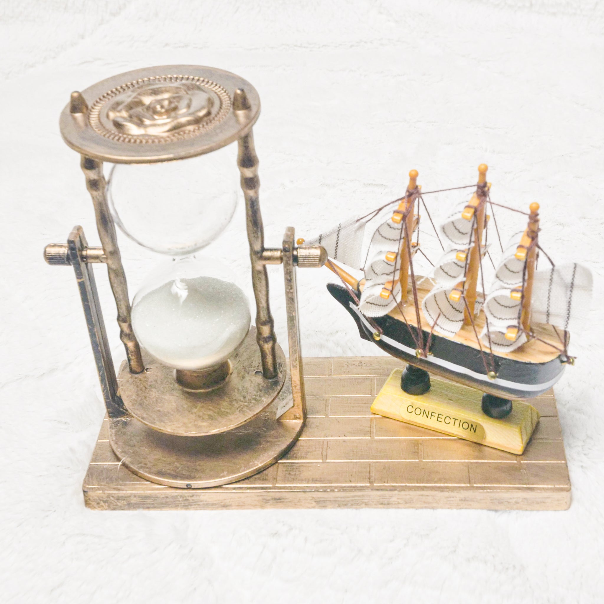 Decorative Sailboat Hourglass