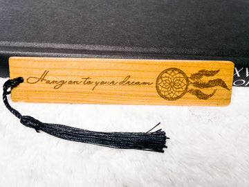 “Hang on to your dream” Wood Bookmarks