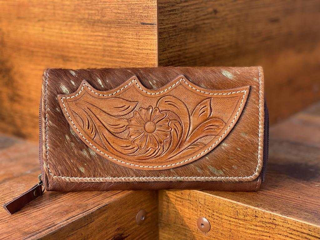 Handcrafted Genuine Leather Wallet- Color Brown