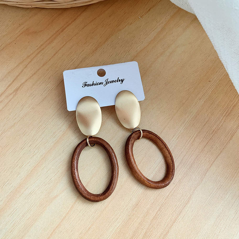 Handmade Wooden Earrings Different Styles