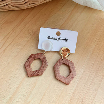 Handmade Wooden Earrings Different Styles