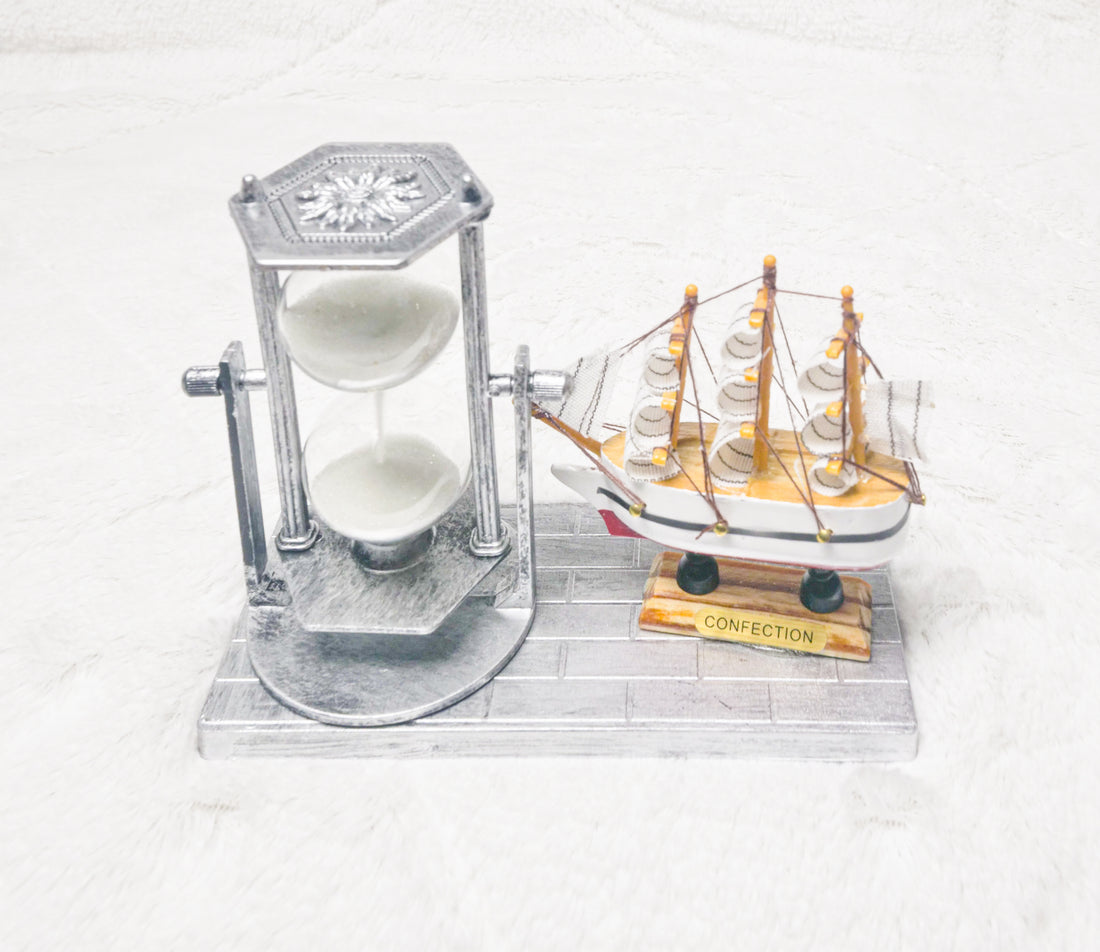 Decorative Sailboat Hourglass